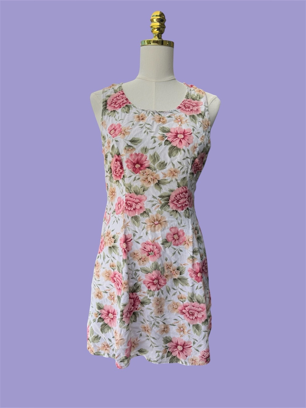 Vintage 90s Rayon Cottagecore Fairycore Coquette Grunge Romantic Floral Dress